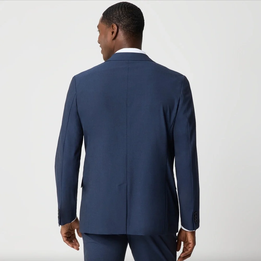 J. Crew Men's Slim-Fit Thompson Performance Suit Jacket, Navy, Size 34S Career